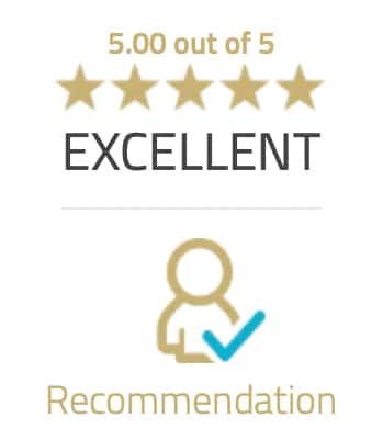 5.00 out of 5, EXCELLENT Proven Expert Rating